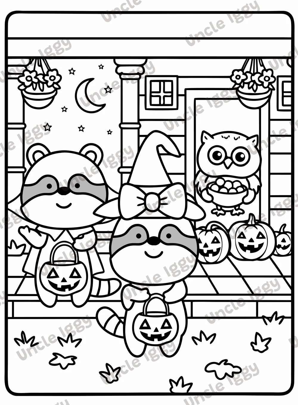 Sample page 3 from Halloween in Rascal Woods