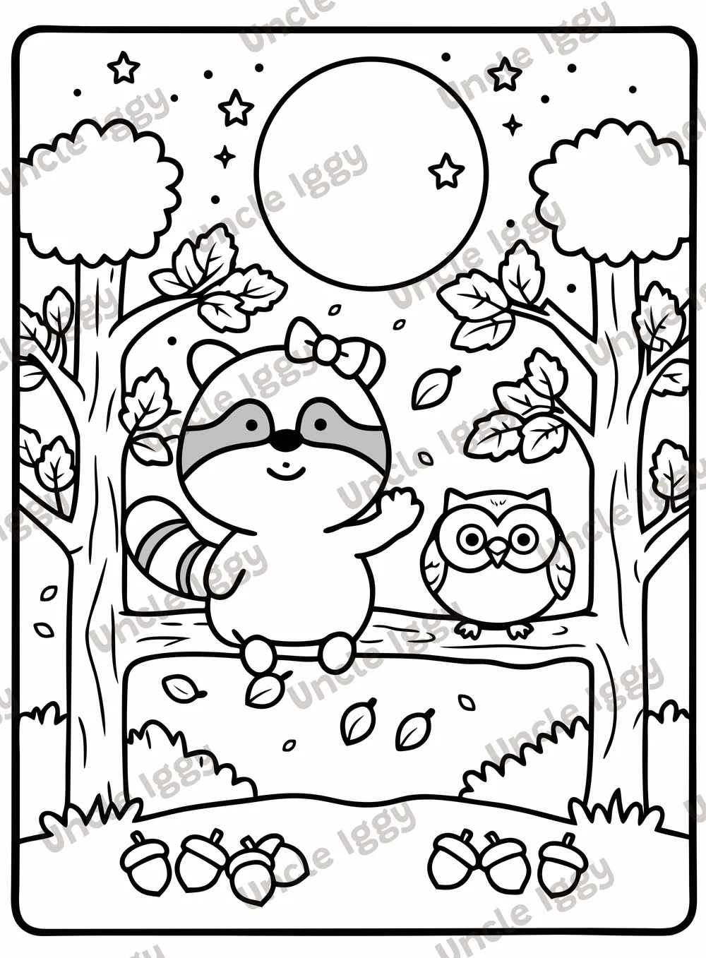 Sample page 1 from Autumn in Rascal Woods